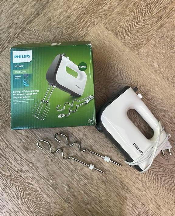 Philips 5000 series - Handmixer HR3741, Witgoed en Apparatuur, Keukenmixers, Gebruikt, 3 snelheden of meer, Ophalen of Verzenden