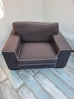 Gratis op te halen antraciete loveseat, Ophalen of Verzenden, Gebruikt, 75 tot 100 cm