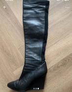 Knielaarzen, Kleding | Dames, Schoenen, Hoge laarzen, Zwart, Ophalen of Verzenden, Zo goed als nieuw