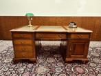 Engels Klassiek Chesterfield Bureau Partnerdesk, Huis en Inrichting, Bureaus, Nieuw, Ophalen