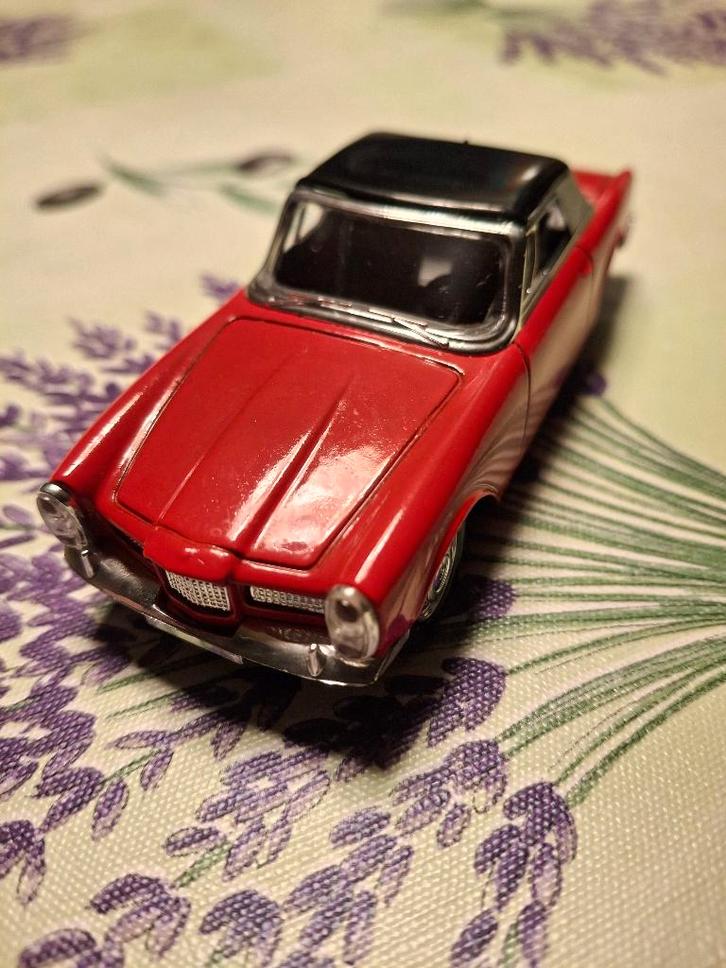 Facel Vega 2 - 1962 Rood (Solido), Hobby en Vrije tijd, Modelauto's | 1:43, Nieuw, Auto, Solido, Ophalen of Verzenden