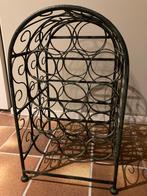 Metalen wijnrek voor 14 flessen, Ophalen, Gebruikt, Metaal, 5 tot 15 flessen