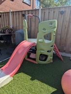 Smoby Glijbaan met Klimwand en Glijstang, Ophalen, Gebruikt, Glijbaan