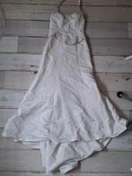 Witte trouwjurk maat 44/46, Ophalen of Verzenden, Zo goed als nieuw, Wit, Trouwjurk