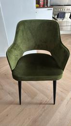 Karwei eetkamer stoelen bladgroen (6x), Huis en Inrichting, Stoelen, Ophalen, Overige kleuren, Zo goed als nieuw, Stof