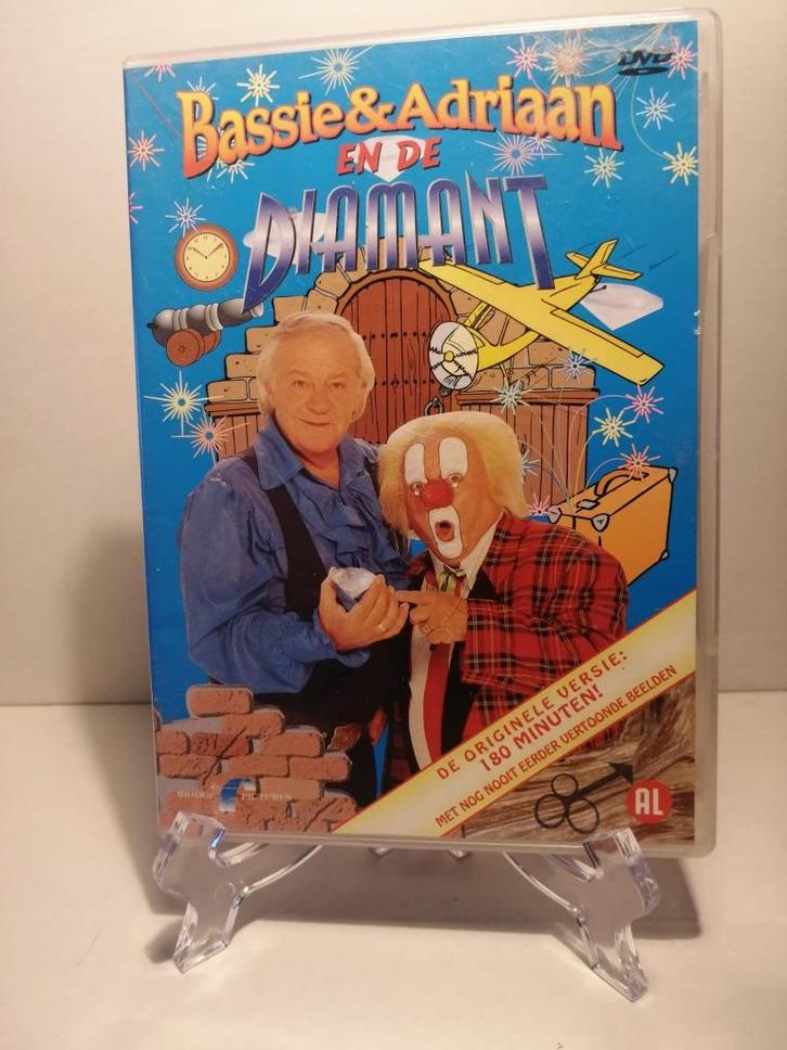 Bassie en Adriaan en de Diamant, Cd's en Dvd's, Dvd's | Kinderen en Jeugd, Gebruikt, Film, Avontuur, Alle leeftijden, Ophalen of Verzenden