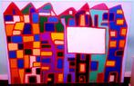 - Schilderij van Jaap den Hollander -, Antiek en Kunst, Kunst | Schilderijen | Abstract, Ophalen of Verzenden