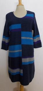 100% wollen jurk van Linara Kerstin Oferholm-Z! L, Blauw, Maat 42/44 (L), Onder de knie, Zo goed als nieuw