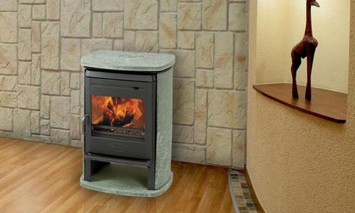 Dovre 350 CB Speksteen, Huis en Inrichting, Kachels, Gebruikt, Vrijstaand, Houtkachel, Hout, Ophalen