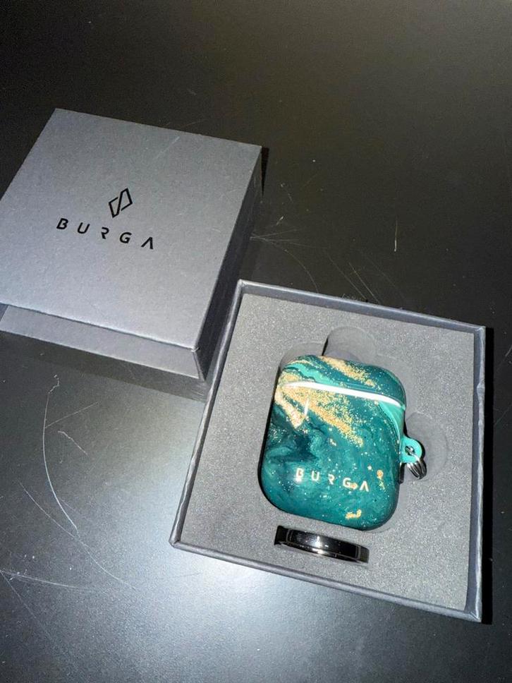 BURGA AirPods Case - Emerald Pool (Nieuw), Telecommunicatie, Mobiele telefoons | Toebehoren en Onderdelen, Nieuw, Apple iPhone