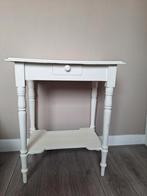 Brocante bijzettafel..., Ophalen, Gebruikt, 50 tot 100 cm, 25 tot 50 cm