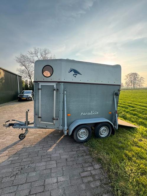 1,5 paards Paardentrailer!, Dieren en Toebehoren, Paarden en Pony's | Trailers en Aanhangwagens, Gebruikt, Ophalen