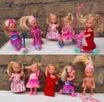 5x baby Barbie Simba pop met fiets, scatebord, stofzuiger, Ophalen of Verzenden, Gebruikt, Barbie