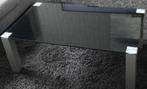 Salontafel zwart glas 70x120, Ophalen, Gebruikt, 100 tot 150 cm, Modern klassiek