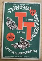 TT ASSEN 1955 Programmaboekje en TT Courant, Motoren, Gebruikt, Ophalen of Verzenden