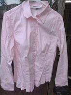 Heine getailleerde blouse met plooitjes 38 40, staat 40, Maat 38/40 (M), Verzenden, Zo goed als nieuw, Roze