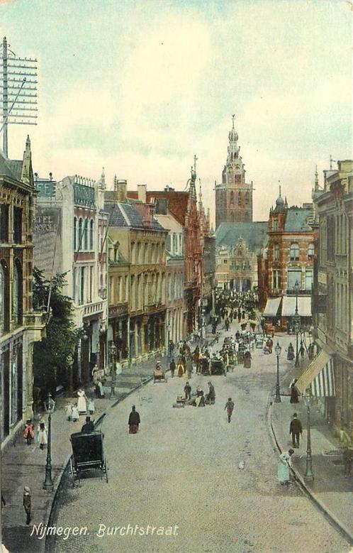 (388-418-027) Nijmegen Burchtstraat, Verzamelen, Ansichtkaarten | Nederland, Gelderland, Verzenden
