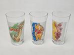 # set van 3 glazen winnie the pooh, tiger en piglet, Ophalen of Verzenden, Gebruikt, Frisdrankglas