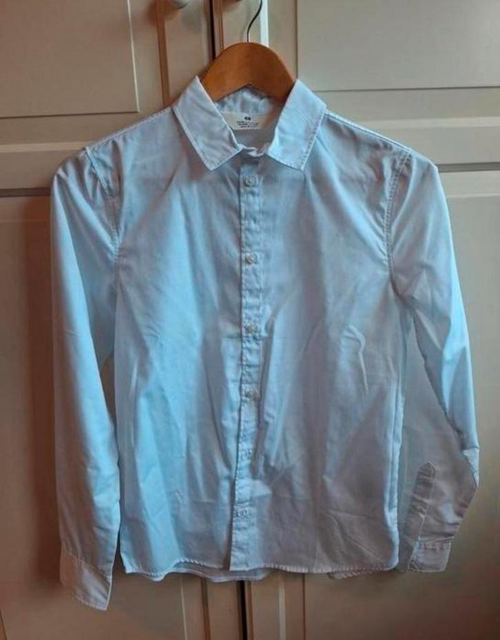 Witte blouse maat 158 H&M, Kinderen en Baby's, Kinderkleding | Maat 158, Zo goed als nieuw, Jongen of Meisje, Overhemd of Blouse