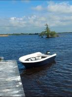 Polyester visboot / toerboot + 4pk yamaha 2 takt + trailer, Watersport en Boten, Ophalen of Verzenden