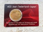 10 florijn 2009 nederland - japan in coincard, Postzegels en Munten, Penningen en Medailles, Ophalen of Verzenden, Overige materialen