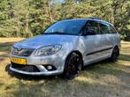 VERKOCHT! Skoda Fabia 1.4 TSI 132KW RS Combi DSG CarPlay, Auto's, Stof, Zwart, 4 cilinders, 179 pk
