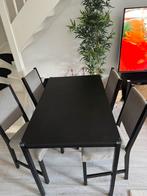 Ikea Eettafel , 4 stoelen .  Ikea dining table with 4 chairs, Tuin en Terras, Ophalen, 4 zitplaatsen, Gebruikt, Eettafel