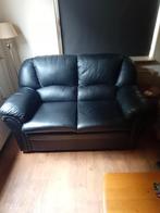 2 zits leren bank, Ophalen, Gebruikt, Minder dan 75 cm, 150 tot 200 cm