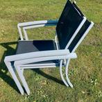 Tuinstoel Tuinstoelen aluminium stapelbaar, Ophalen, Gebruikt, Aluminium, Stapelbaar