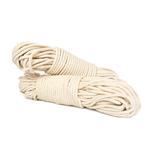 6 mm twisted macrame regenboog touw 700 gram ecru katoen, Nieuw, Ophalen of Verzenden