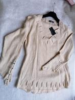 Designer tuniek Patrizio del Moro, nieuw, it.44, NL 38, Maat 38/40 (M), Beige, Patrizio Del Moro, Nieuw