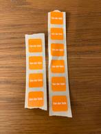 Plus bedtextiel zegels, Plus, Ophalen