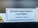 30 Ton Werkplaatspers, Zakelijke goederen, Machines en Bouw | Industrie en Techniek, Ophalen of Verzenden