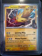 Pokemon Destined Rivals kaart Team Rocket’s Zapdos 070/182, Ophalen of Verzenden, Zo goed als nieuw, Losse kaart