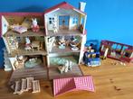 Sylvanian Families: huizen, fiets, auto, tram, Ophalen of Verzenden, Gebruikt, Poppenhuis