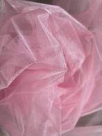 Nieuwe organza stof - zuurstok roze - per meter, 120 cm of meer, Ophalen of Verzenden, Roze, Polyester