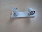 Witte plafond lamp spotjes, Ophalen, Gebruikt, Metaal, Modern