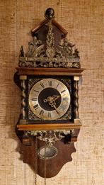 Antieke Wandklok met Gewichten, Ophalen of Verzenden