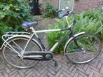Mooie degelijke grijze/zwarte herenfiets, Fietsen en Brommers, Fietsen | Heren | Herenfietsen, 53 tot 57 cm, Ophalen, Gebruikt