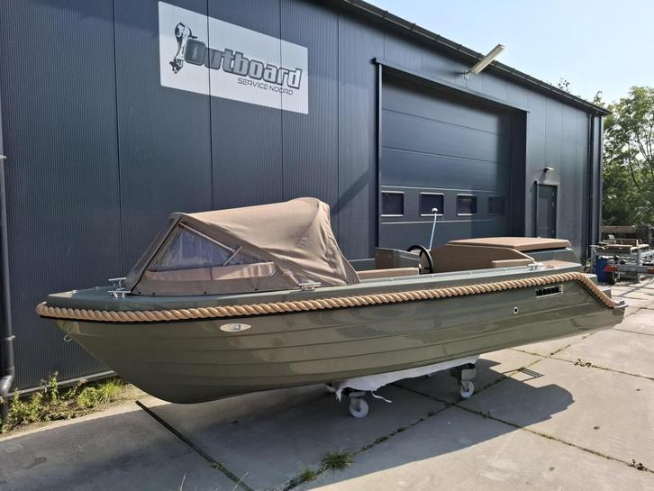 Jan Hendrik 495T Luxe handzame Tender, Watersport en Boten, Sloepen, Nieuw, Tot 10 pk, 3 tot 6 meter, Buitenboordmotor, Benzine