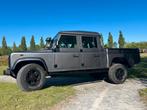Land Rover Defender 130 TD5 Crew CAB Hcpu/dv DC 2006, Auto's, Euro 5, 3500 kg, Zwart, 4 cilinders