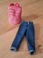 Vintage Barbie Jumpin Jeans * 1964, Ophalen of Verzenden, Gebruikt, Kleertjes