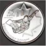 Canada - 25 cent 2008 - Snowboarding - circulated!, Verzenden, Noord-Amerika, Losse munt