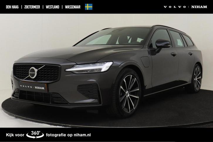 Volvo V60 T6 PLUG-IN HYBRID AWD PLUS DARK -HARMAN/KARDON|360, Auto's, Volvo, Bedrijf, Te koop, V60, 360° camera, 4x4, ABS, Achteruitrijcamera