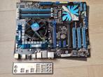 Asus P7P55D Moederbord met Intel Core i3 540 Processor, LGA 1156, Gebruikt, DDR3, Ophalen of Verzenden