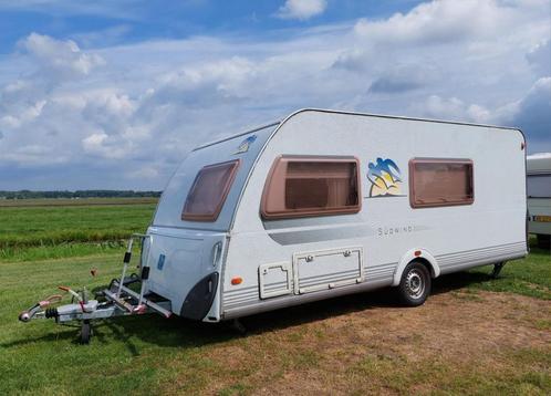 Knaus Südwind 500 FSK met stapelbed, Caravans en Kamperen, Caravans, Particulier, tot en met 4, 1250 - 1500 kg, Rondzit, Knaus