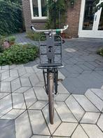 Cortina heren fiets zwart, Fietsen en Brommers, Fietsen | Heren | Herenfietsen, Gebruikt, Versnellingen, 49 tot 53 cm, Ophalen