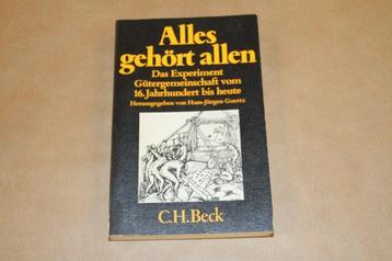 Alles gehört allen - Experiment Gütergemeinschaft 16 eeuw-nu beschikbaar voor biedingen