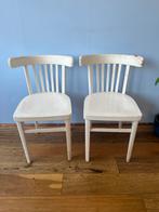 Set van 2 jaren ‘50 eetkamerstoelen, Huis en Inrichting, Stoelen, Ophalen, Gebruikt