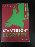 A.W. Heringa - Staatsrecht begrepen, Ophalen of Verzenden, Zo goed als nieuw, A.W. Heringa